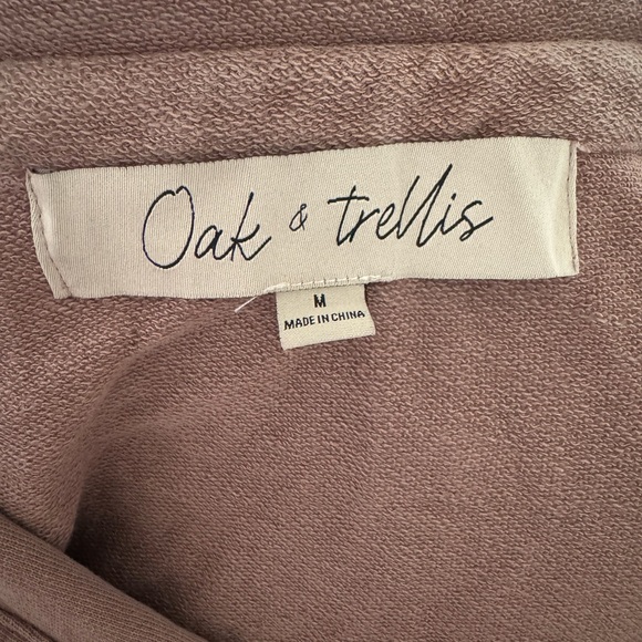 Oak & Trellis Reverse French Terry Shacket - Picture 6 of 6